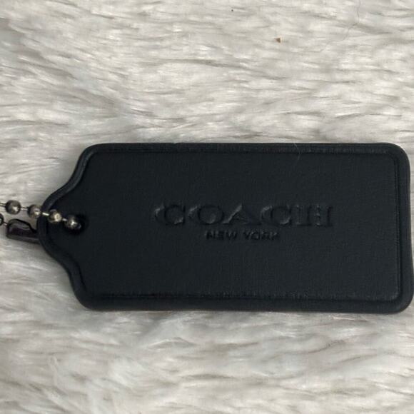 COACH Men's Black Houston Map Messenger Bag  with Adjustable Strap - Picture 8 of 13